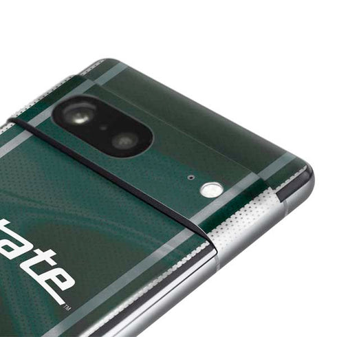 Michigan State University Jersey Grey Pixel Skins